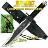 ловен нож тактически RAMBO II  първа кръв комплект оцеляване+компас