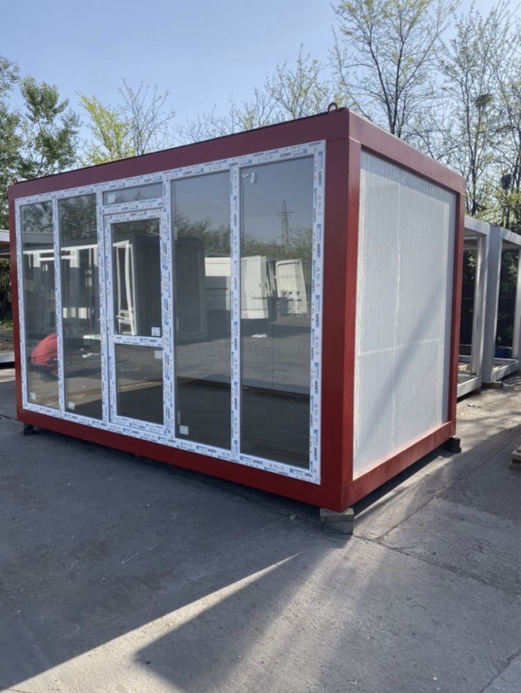 Container containere birou magazie șantier vitrina
