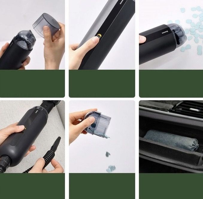 Aspirator Wireless Baseus Mini A2 Green, 70W, 5000 Pa