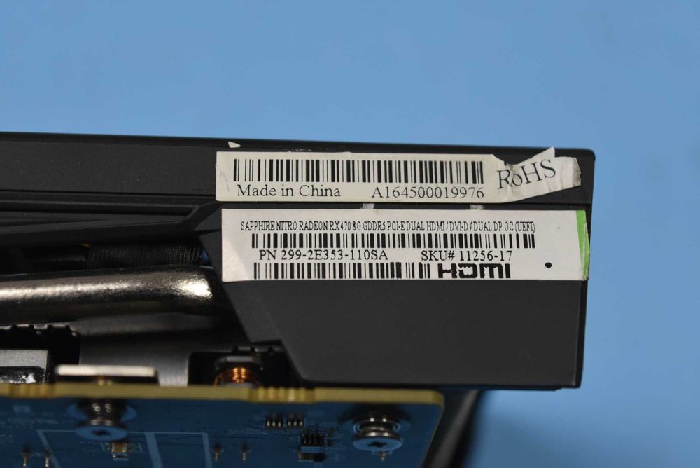 Видео карта Sapphire Nitro Radeon RX470 8GB GDDR5 - неработеща перка