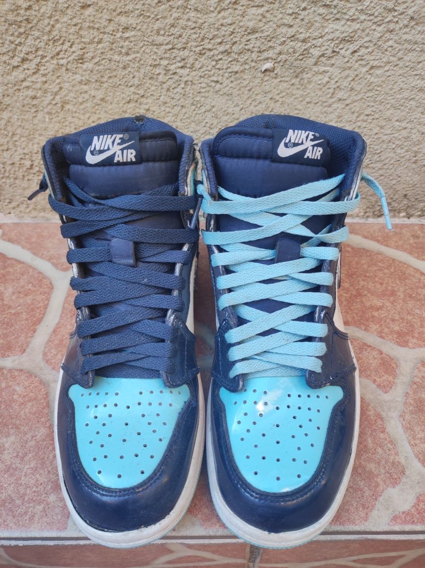 Jordan 1 retro high patent Air plus bllue Nike mid 4 max