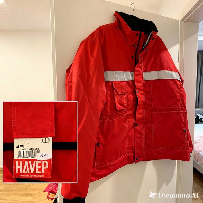 Geaca inblanita reflectorizanta marca Havep marime mare 4XL