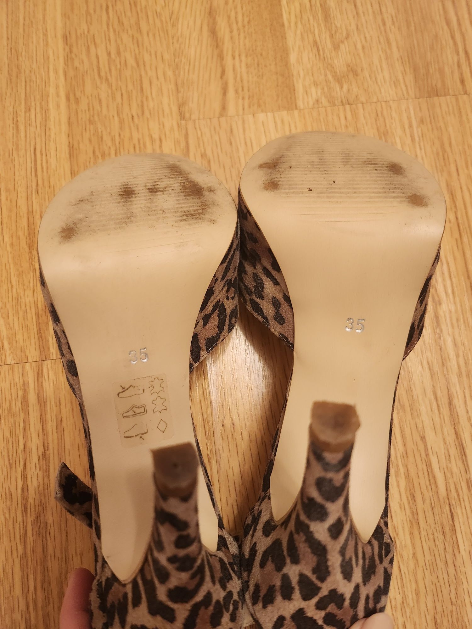 Sandale Vanilla Leather Shoes animal print