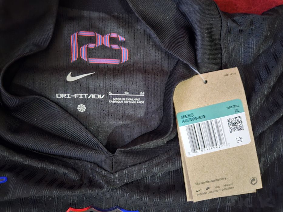 Tricou fotbal Barcelona x Travis Scott Lamine Yamal 19 Marimea XL Slim