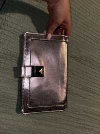 Чанта Zara в цвят металик