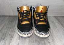 Air Jordan 3 Retro “Black Cement Gold”