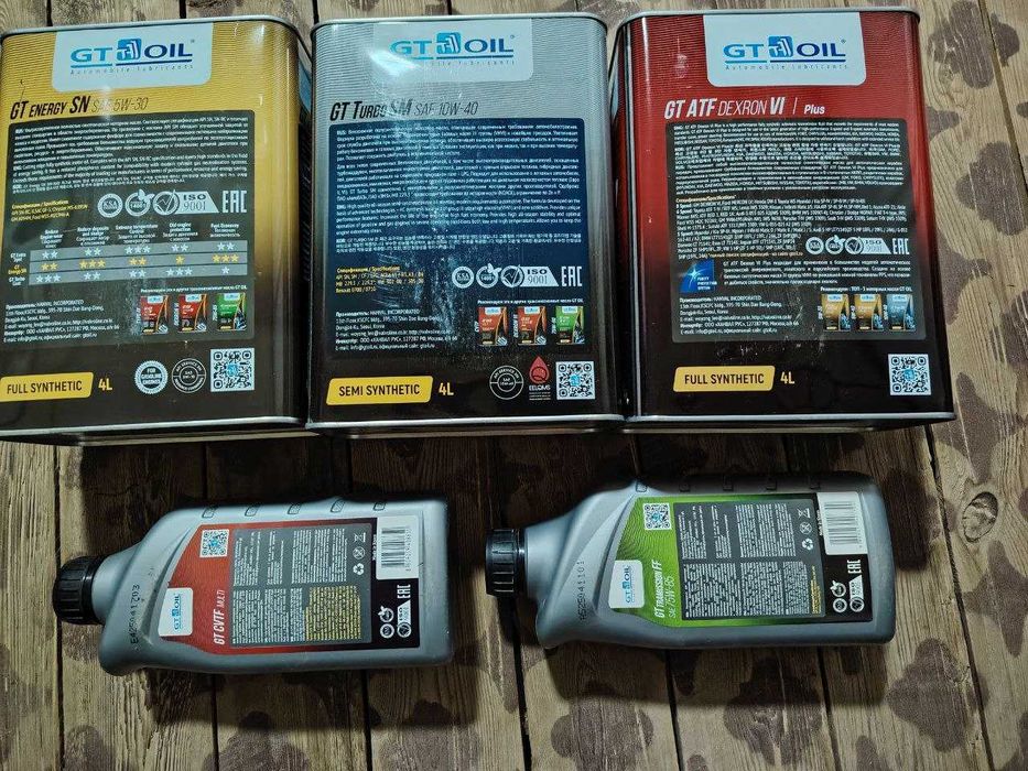 моторное масло и фильтры