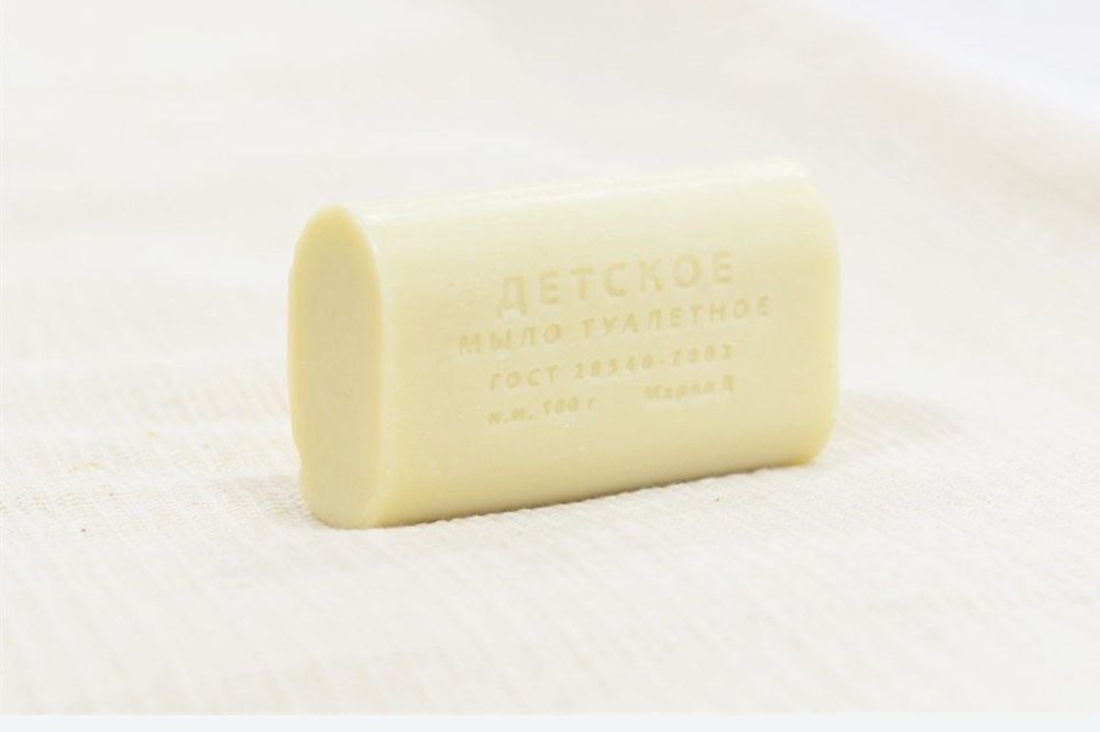 Производим таердое детское мыло 100 гр