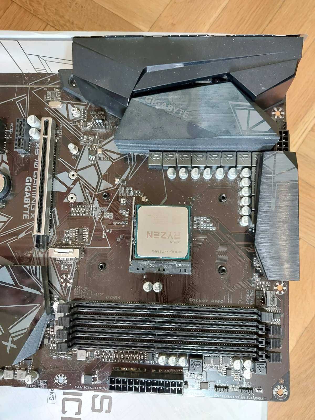 AMD Ryzen 7 5800X + Gigabyte B550 Gaming X