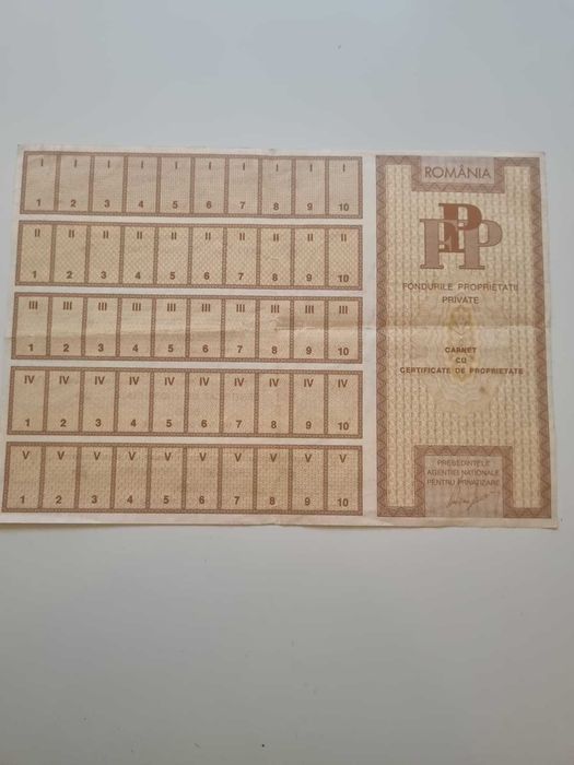 2 certificate de actionar unisem+2 carnete cert.proprietate