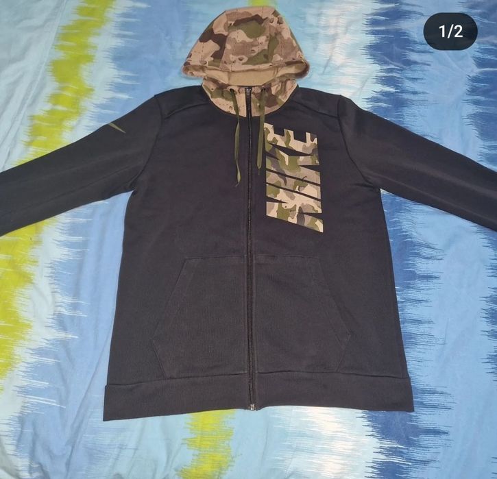 Hanorac cu fermoar Nike Camounflage