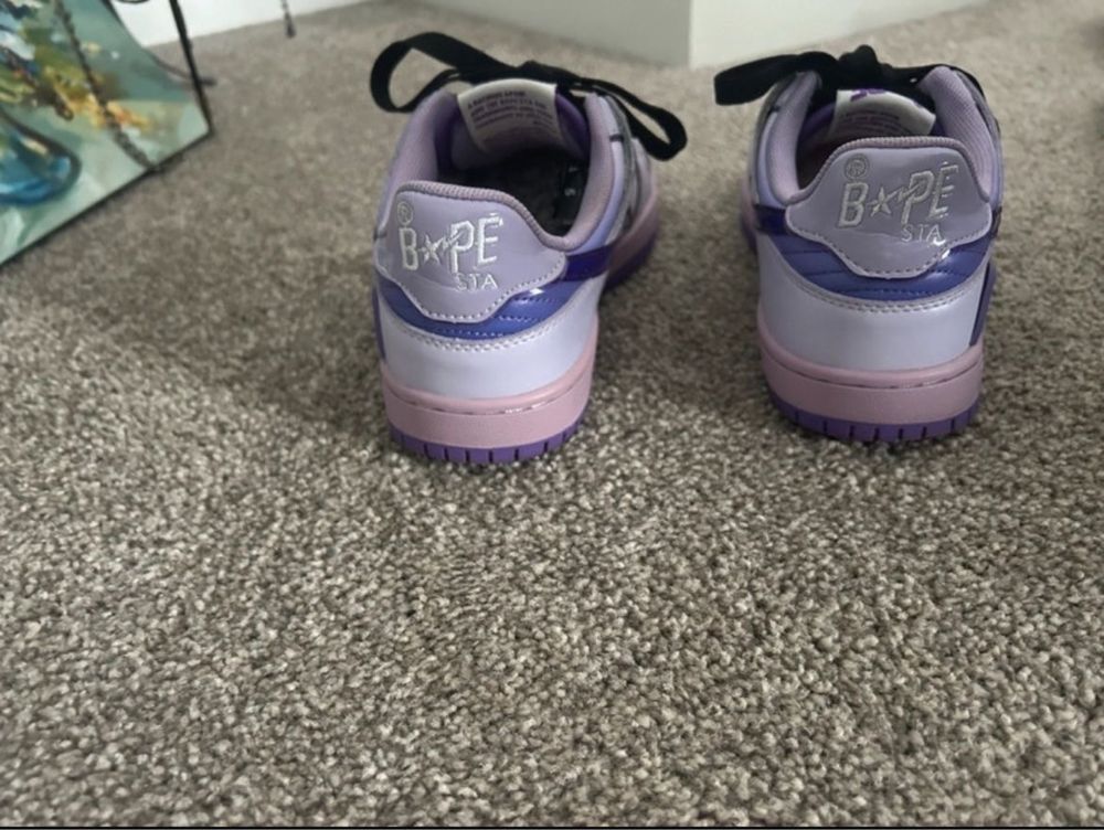 Pantofi dama, Bapesta sk8, purple, 36