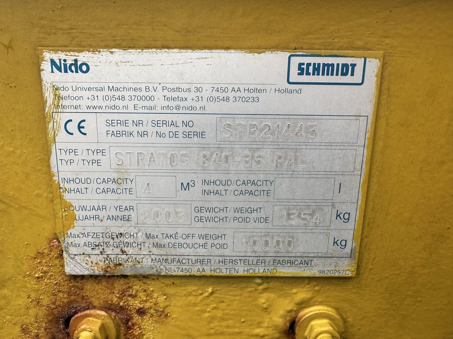 Sararita Nido Stratos 4 m3 Rotopower