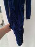Rochita din catifea bleumarin marimea L