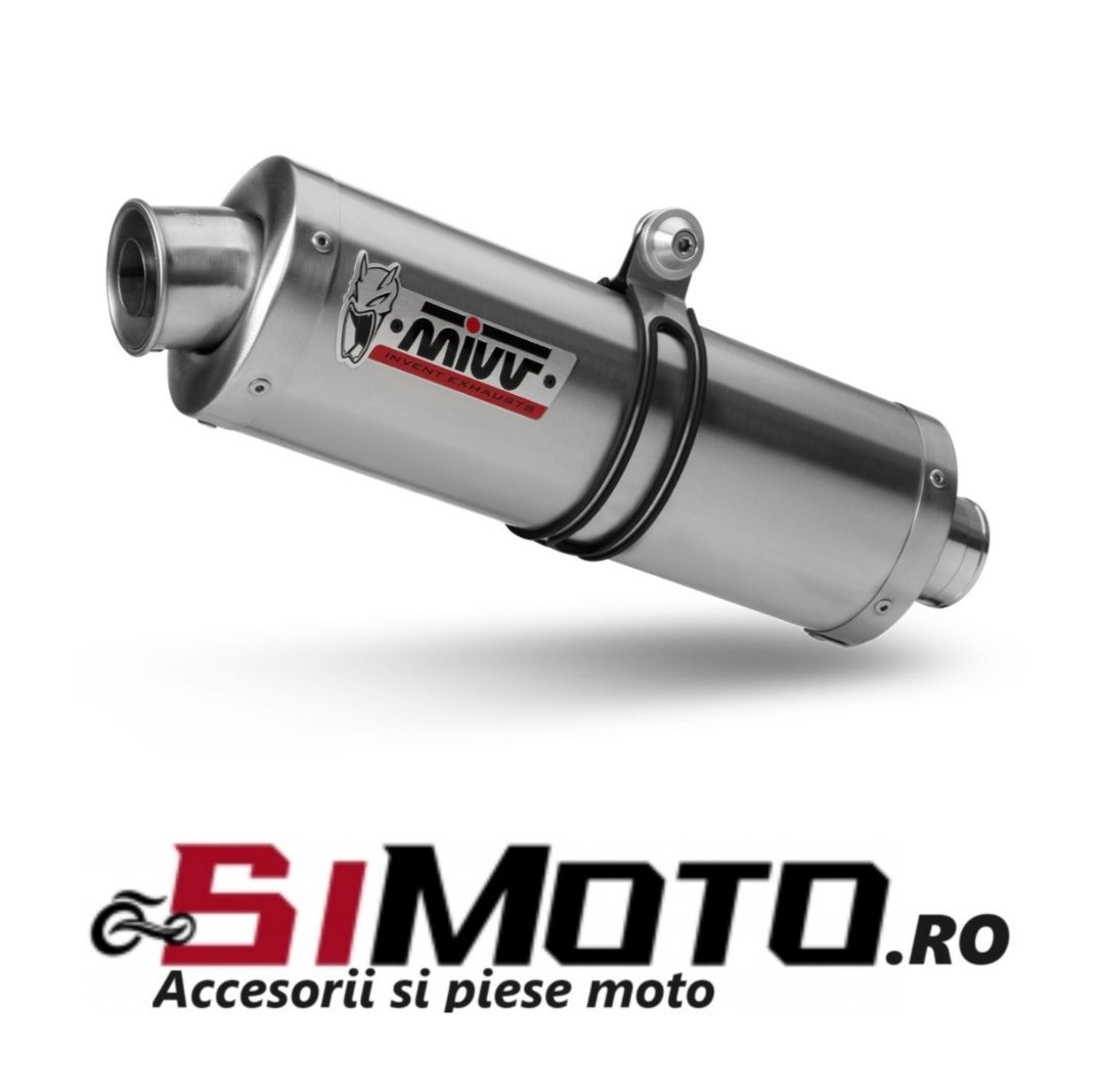 Evacuare sport Mivv Sportline Oval Oțel Slip-on moto sport toba