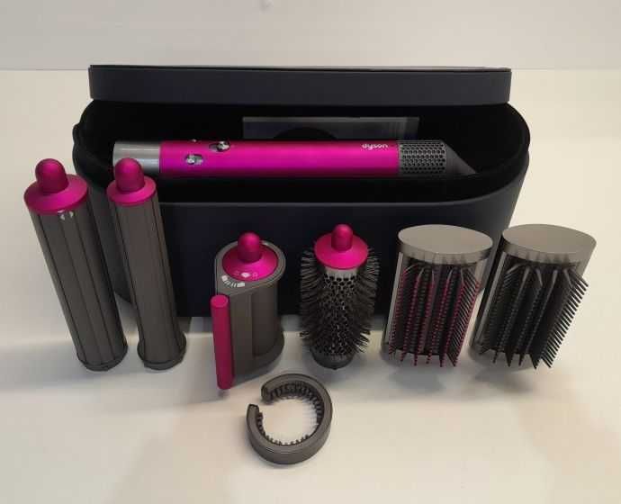 Styler dyson airwrap long розовый (fuchsia/pink)