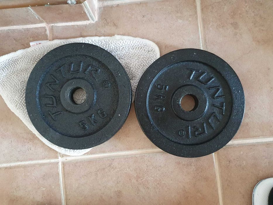 Discuri din fontă bodybuilding 10 kg , 20Kg