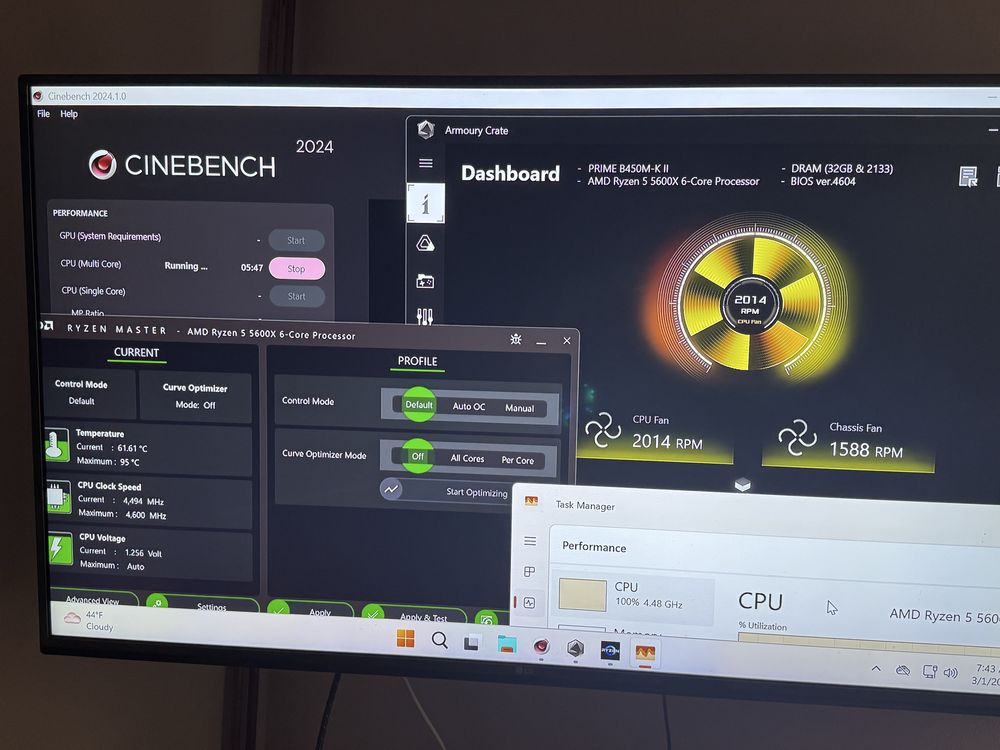 PC gaming RTX 4060 8gb, ryzen 5 5600x nou asamblat