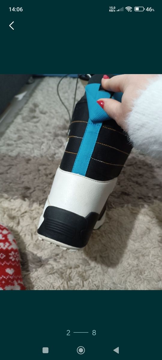 Vând boots placa snowboard copii