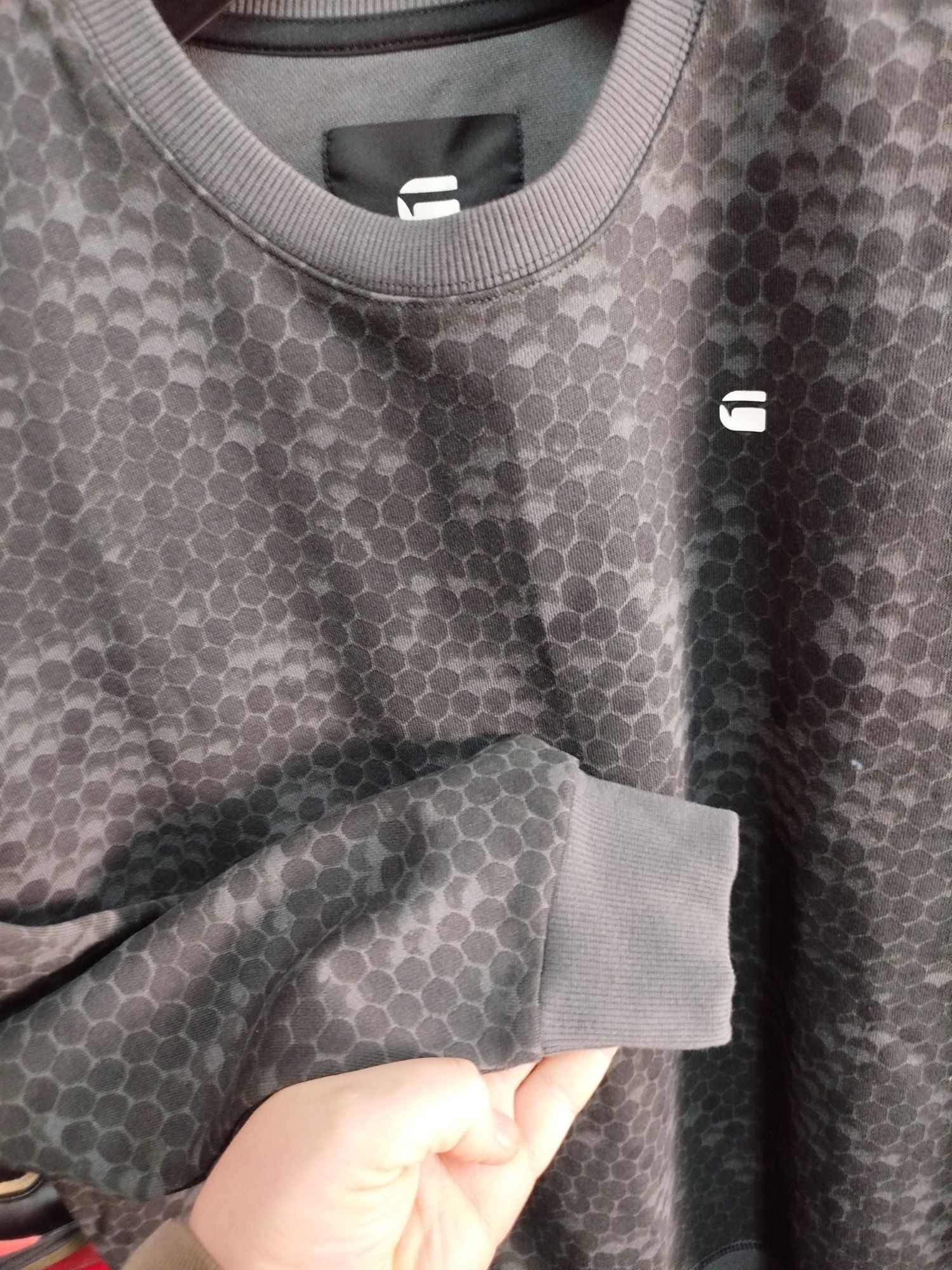 Оригинален суичър G-Star Raw Hoc M нов мъжки камуфлажен худи блуза