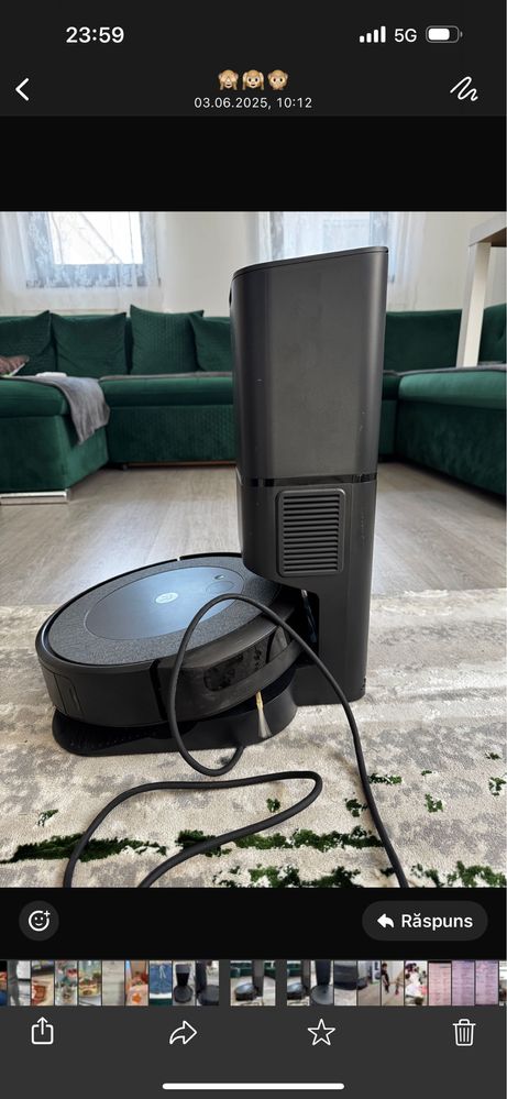 Se vinde aspirator robot Roomba i3