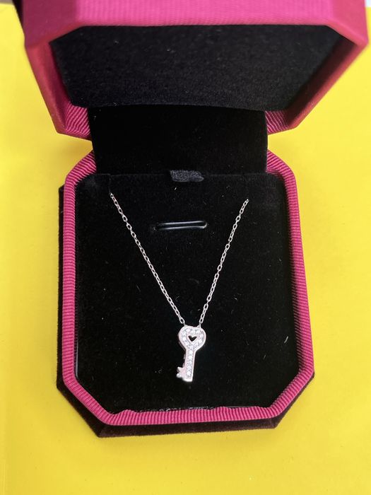 Сребърно колие - ключ