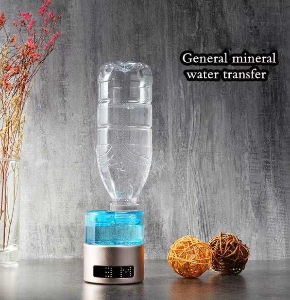 Водородна Бутилка за Алкална Вода Йон Генератор Кислородно Вдишване