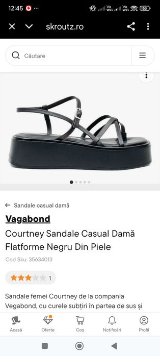 Sandale piele Vagabond