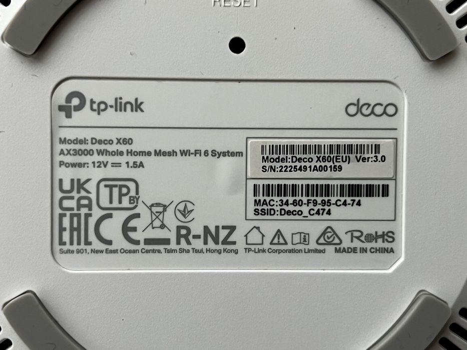 Sistem Mesh Gigabit Dual-Band TP-Link DECO, WiFi 6,