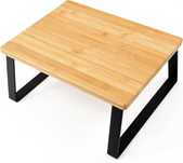 Scaunel treapta din bambus Utoplike, 40.5x 30.5 x 18 cm, natur