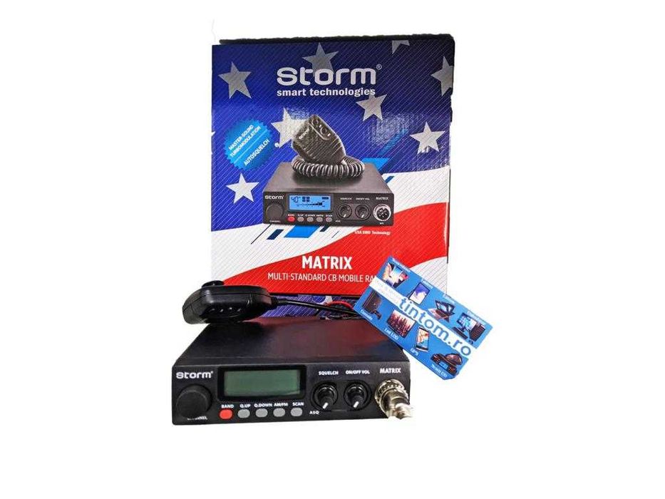 Statie Radio CB Storm Matrix 20 * Model nou 2026 * 12V – 24V ASQ