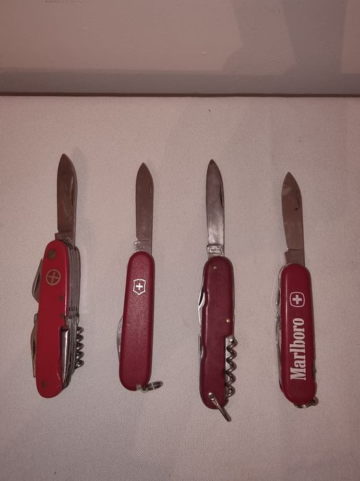 Colecție 4 bricege elvețiene și germane – Victorinox, Solingen , FES