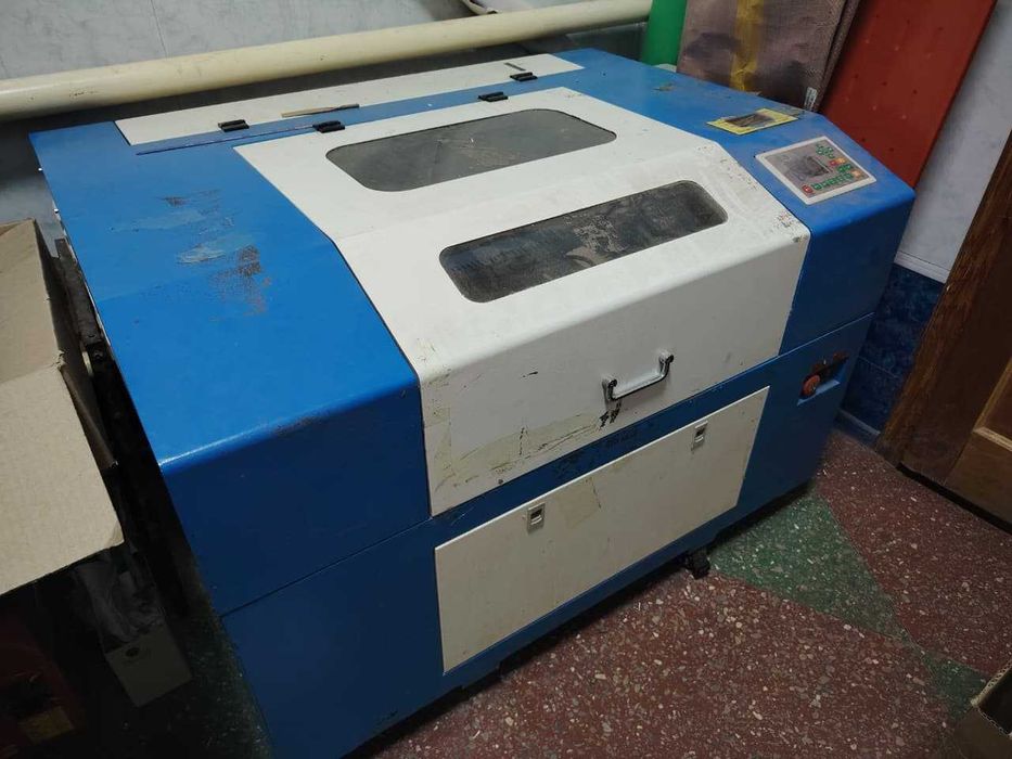 лазерный станок руида, рабочий стол 600х400, мощность 80ват