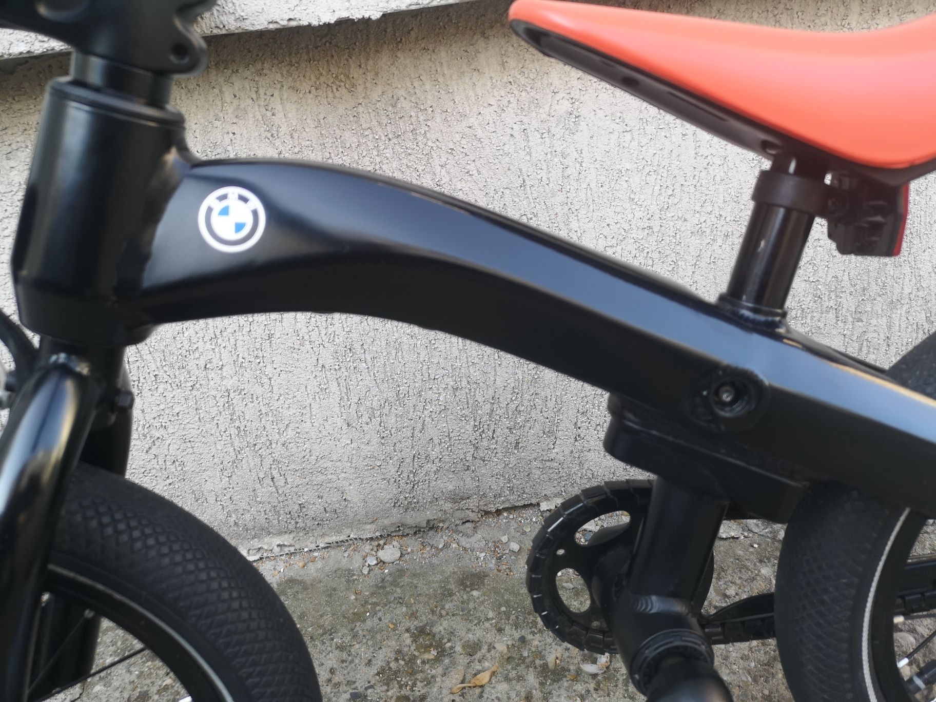 Bicicletă copii BMW Kidsbike 14 Zoll 2 in 1 negru model 2021