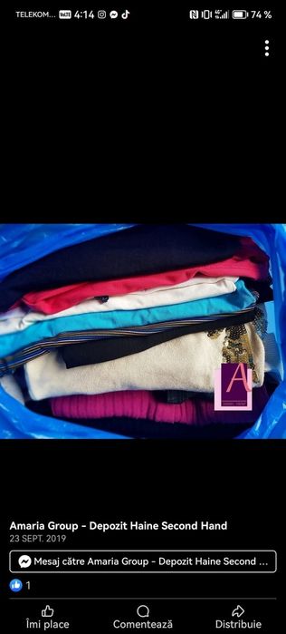 Saci cu haine sh crema calitate extra