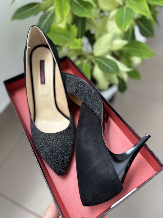 Pantofi piele eleganti negri 38