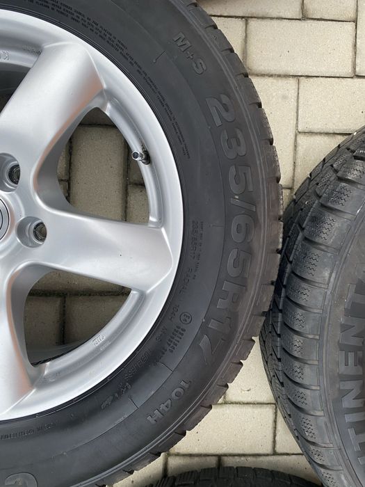 Jante aliaj 17  marca Rial cu anvelope continental iarna , Vw Touareg