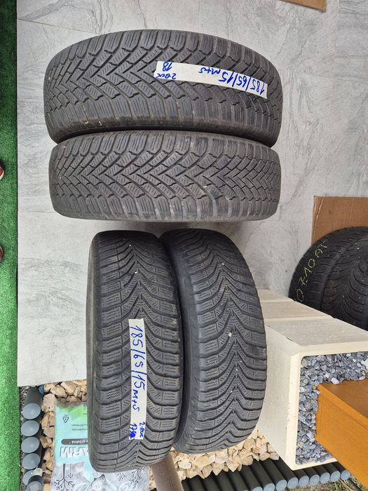 Vând cauciucuri 185/65/15 M+S 2și2 imp Germania