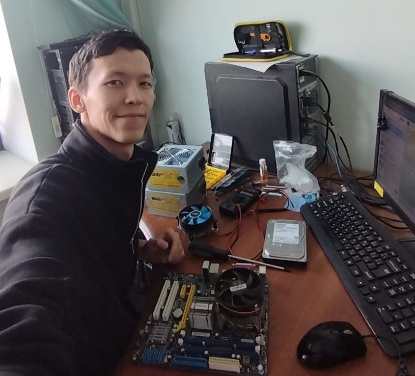 Ремонт компьютеров, установка Виндоус, установка программ (с выездом)