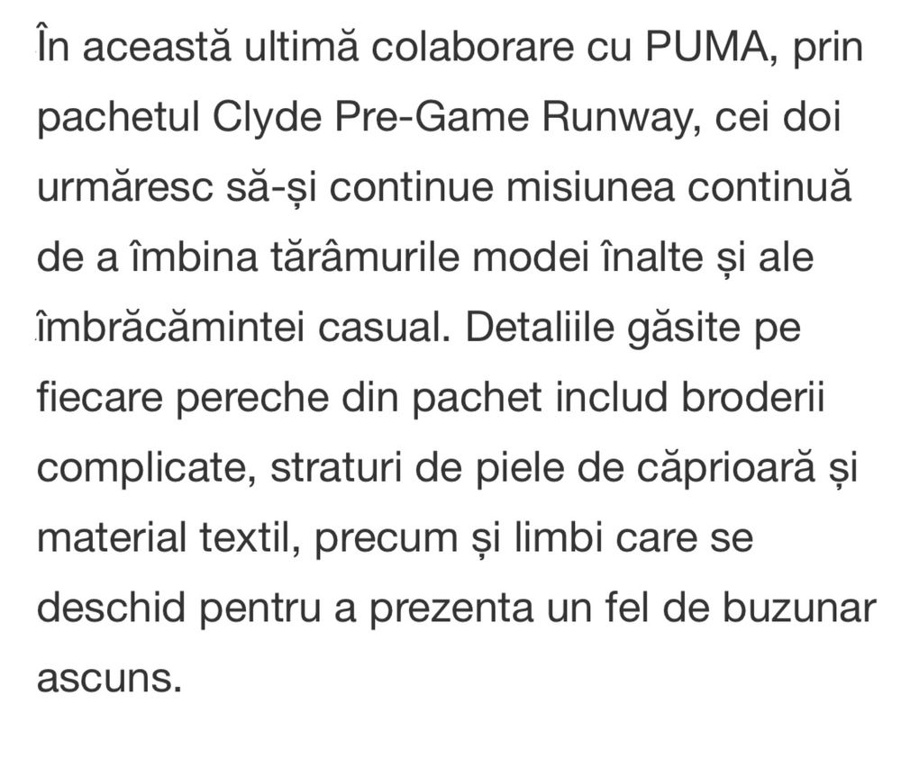 Tenisi Puma Clyde,de femei,editie limitată