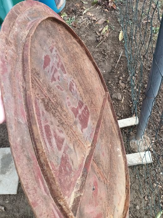 Capac tablă groasă diam.90 cm