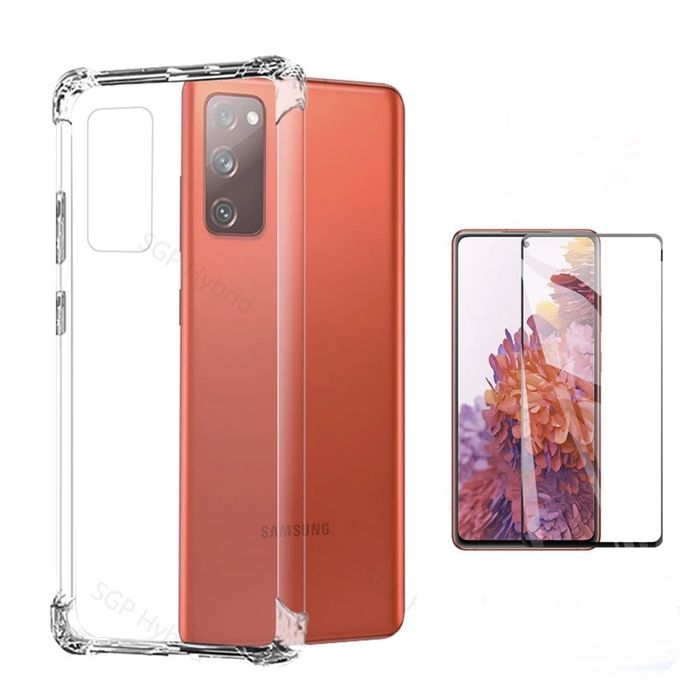 Samsung S20 S21 S23 S24 FE Pachet Husa Silicon + Folie Sticla 11D