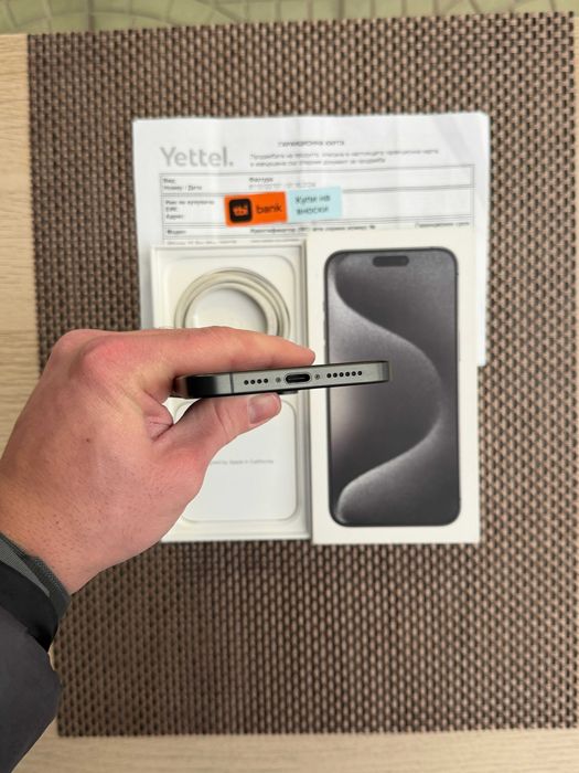 36м гаранция! iPhone 15 Pro MAX Лизинг от 50лв/м BLACK Titanium