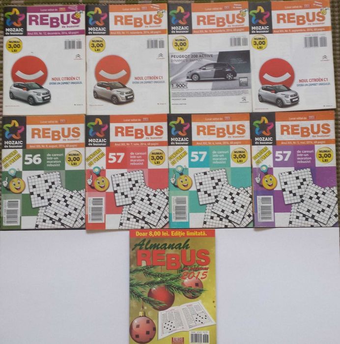 Colectie Rebus de Buzunar (Mai 2016 - August 2018)