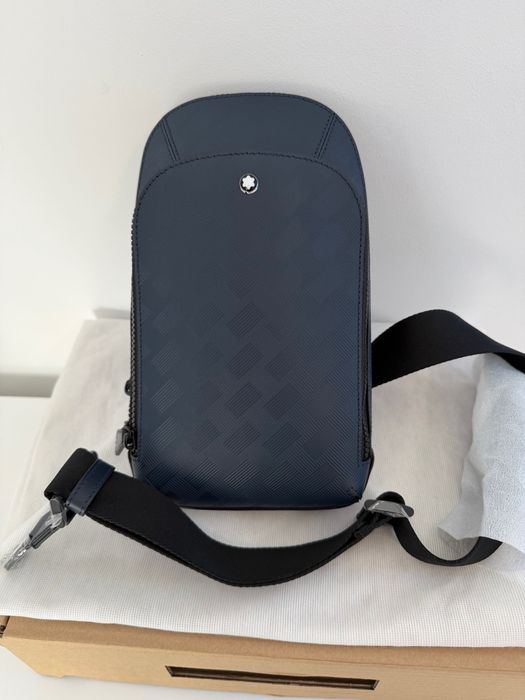 Sling Bag Montblanc Extreme 3.0 Black si Ink Blue
