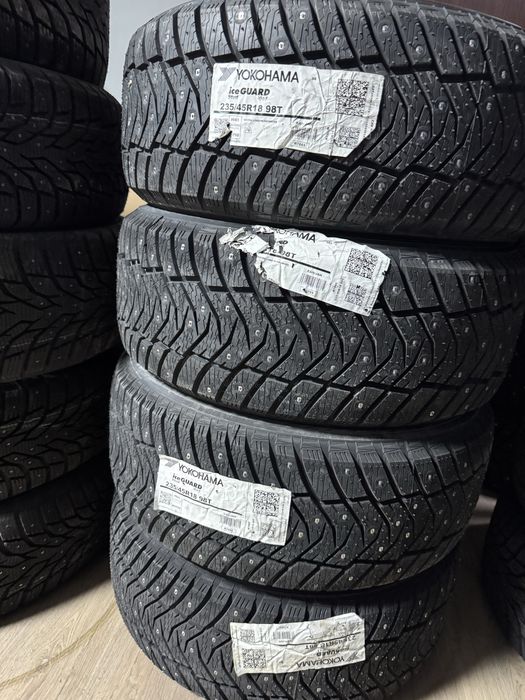 Шины новые шипы 235/45 R18 зима покрышки колеса донгелек резина