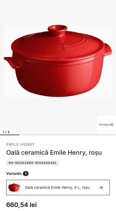 Oală ceramică. Gătit sănătos