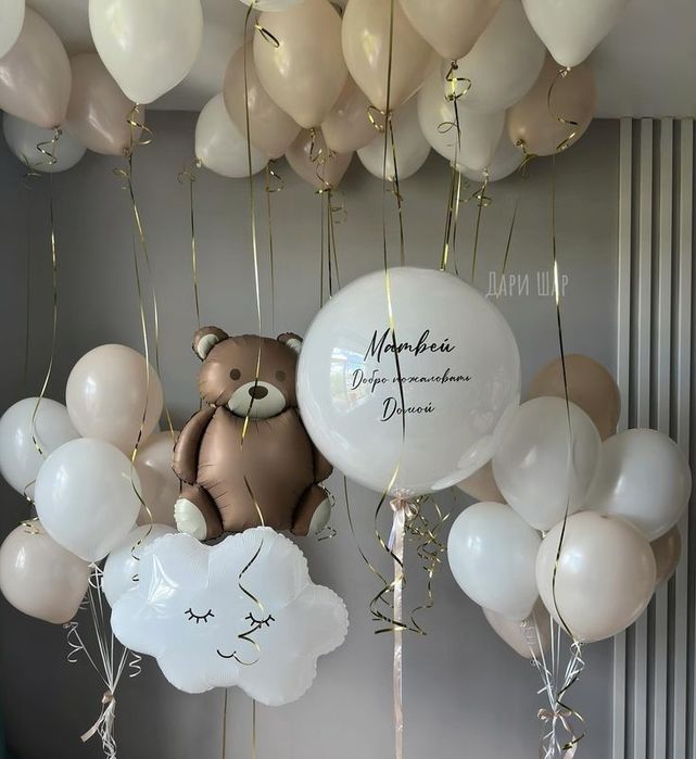 Воздушные шары Шымкент 24/7 На день рождения, выписку,Сюрприз!От-500тг