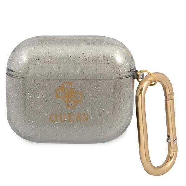 Силиконов калъф Guess Glitter Collection за AirPods 3