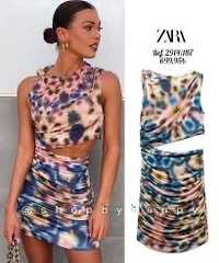 Zara rochie multicolor